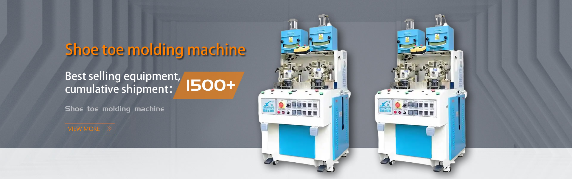 Shoe toe molding machine