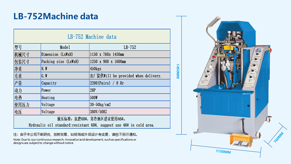 LB-752 Shoe Heel Lasting Machine Intelligent(图4)